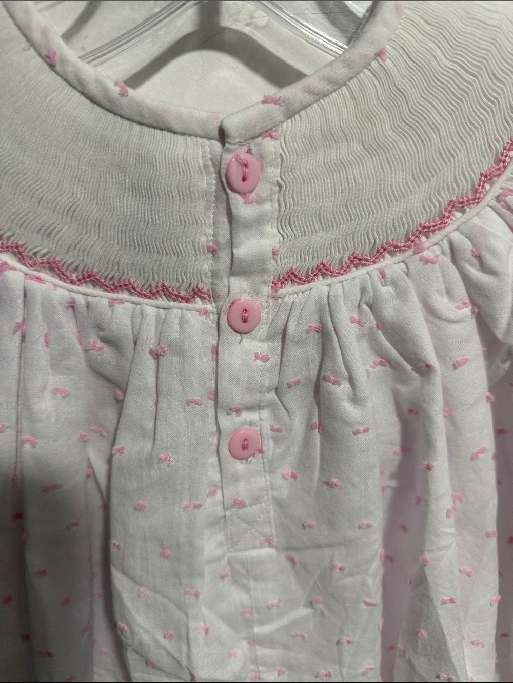 The Smocked Flamingo soft pink